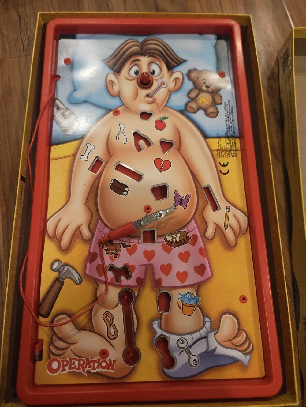 Operation Board Game - Classic Yellow & Blue Box